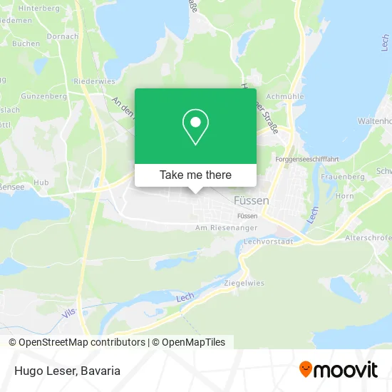 Карта Hugo Leser