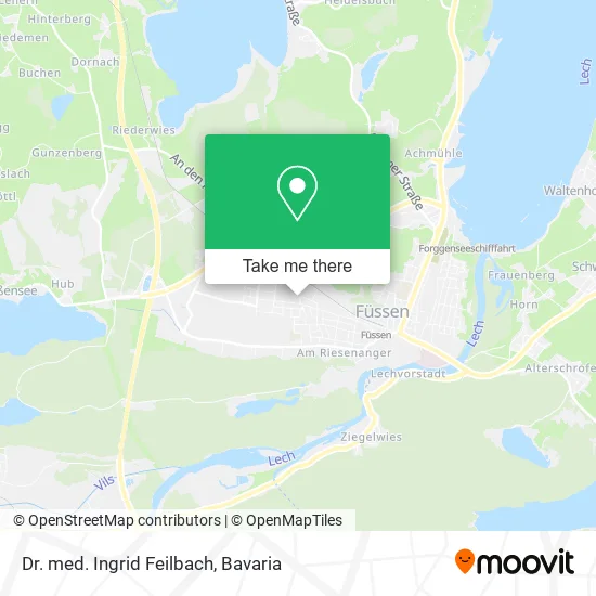 Карта Dr. med. Ingrid Feilbach