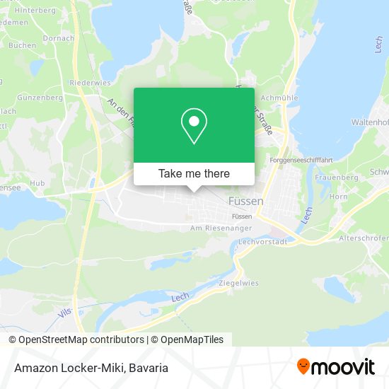 Amazon Locker-Miki map