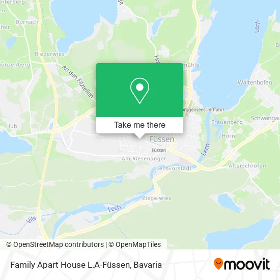 Карта Family Apart House L.A-Füssen