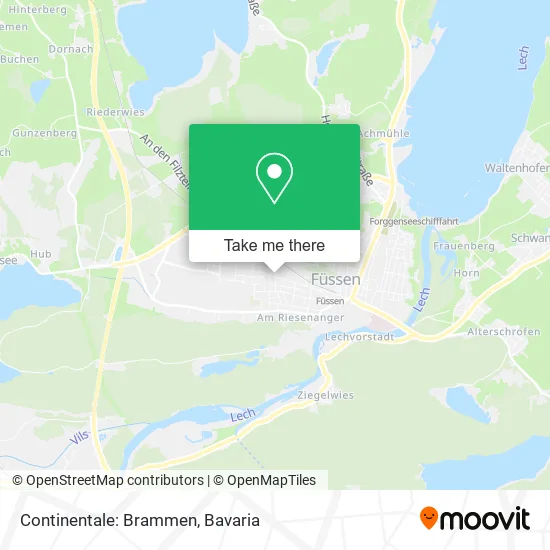 Continentale: Brammen map