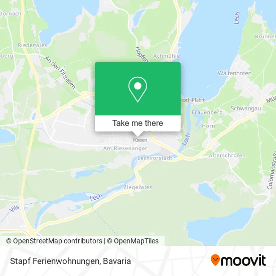 Карта Stapf Ferienwohnungen