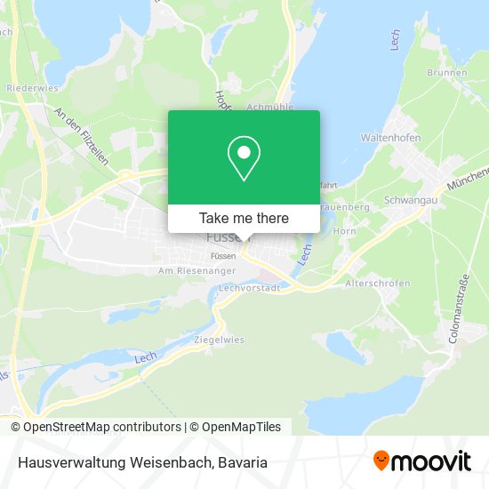 Hausverwaltung Weisenbach map