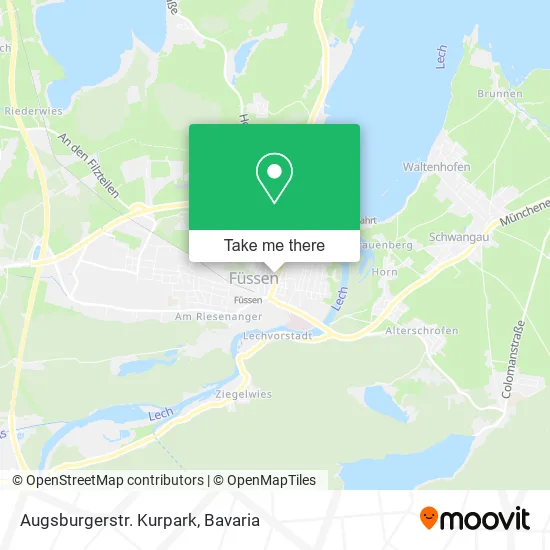Карта Augsburgerstr. Kurpark