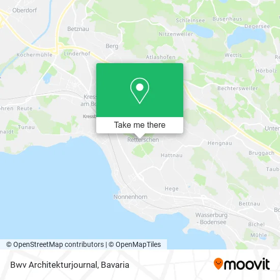 Карта Bwv Architekturjournal