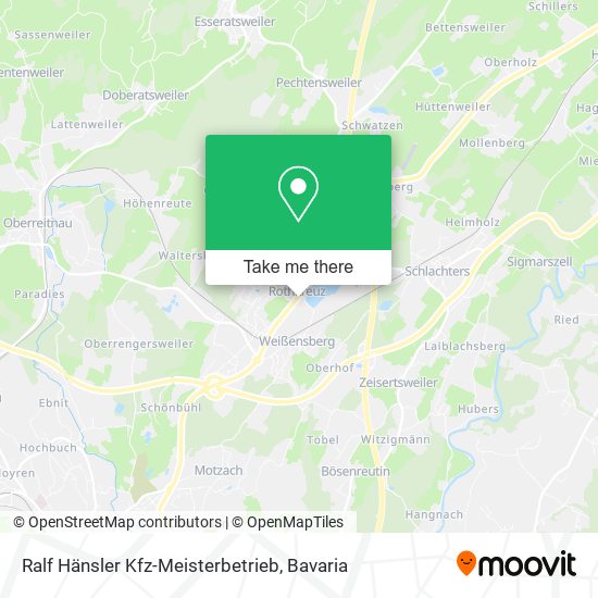 Ralf Hänsler Kfz-Meisterbetrieb map