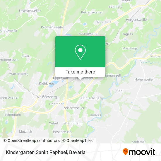 Карта Kindergarten Sankt Raphael