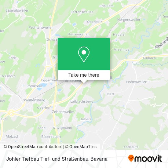 Johler Tiefbau Tief- und Straßenbau map