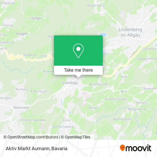 Карта Aktiv Markt Aumann