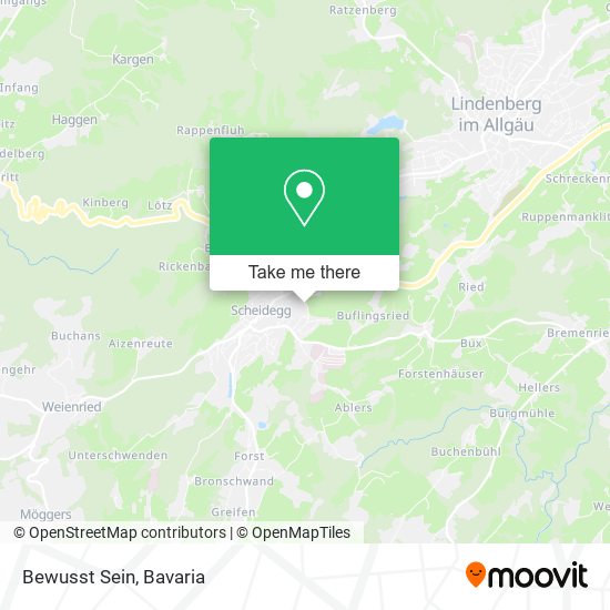 Bewusst Sein map