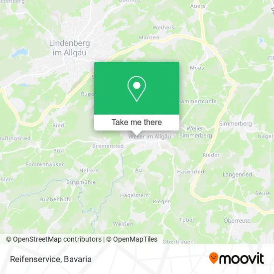 Карта Reifenservice