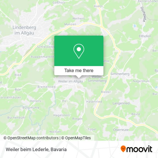 Карта Weiler beim Lederle