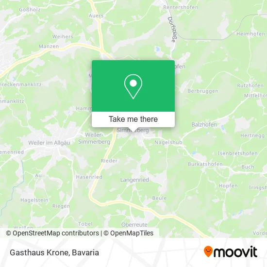 Карта Gasthaus Krone