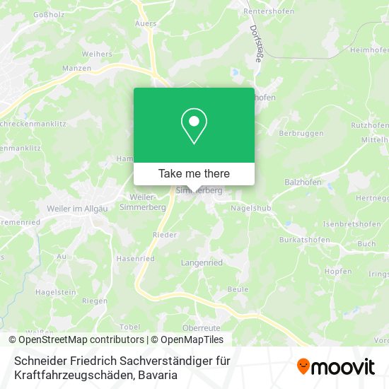 Schneider Friedrich Sachverständiger für Kraftfahrzeugschäden map