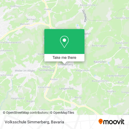 Карта Volksschule Simmerberg