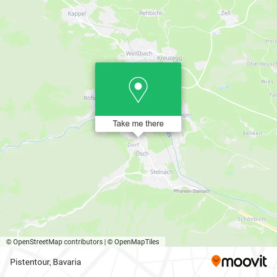Pistentour map