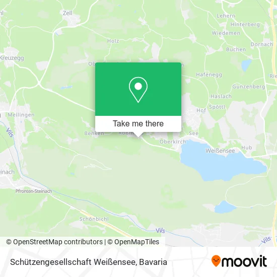 Карта Schützengesellschaft Weißensee