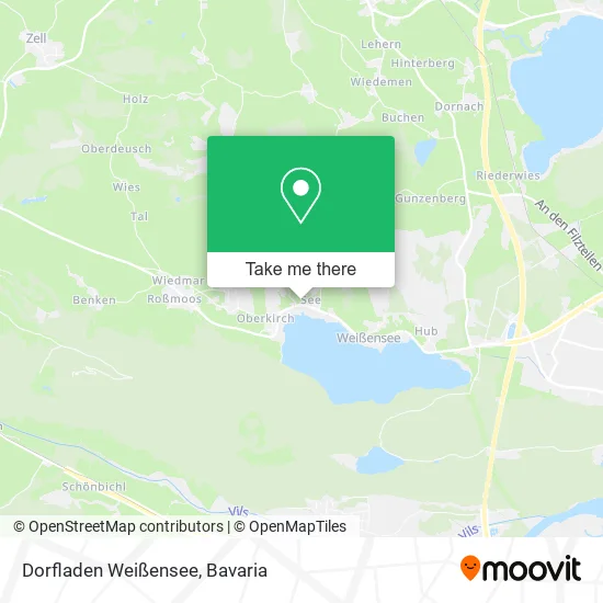 Карта Dorfladen Weißensee
