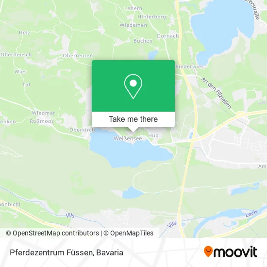 Карта Pferdezentrum Füssen