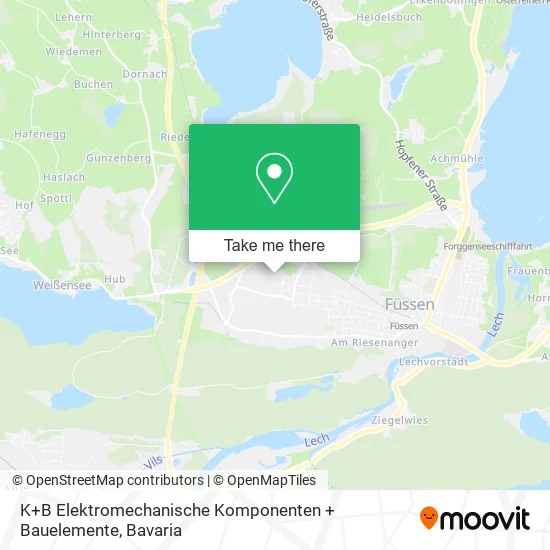 Карта K+B Elektromechanische Komponenten + Bauelemente