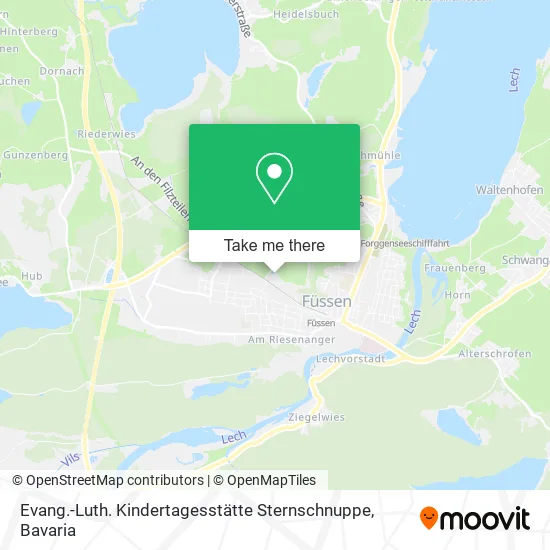 Карта Evang.-Luth. Kindertagesstätte Sternschnuppe