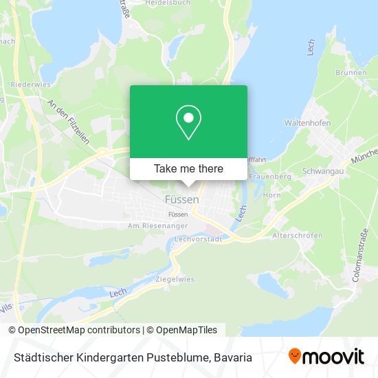 Städtischer Kindergarten Pusteblume map