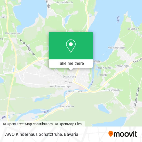 Карта AWO Kinderhaus Schatztruhe