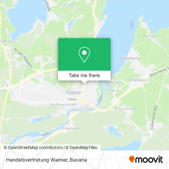 Карта Handelsvertretung Wanner