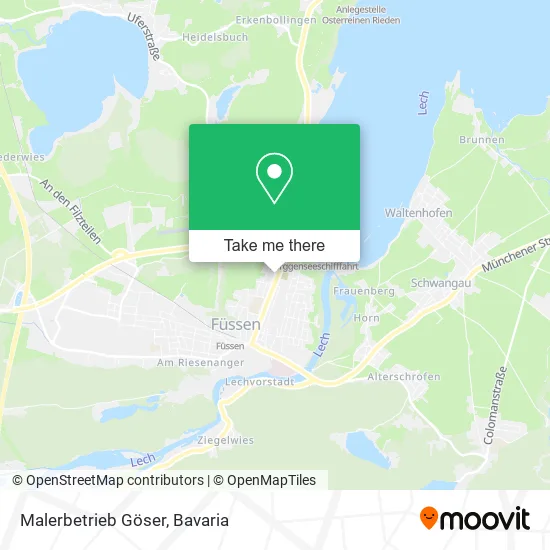 Карта Malerbetrieb Göser