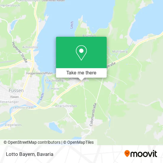 Lotto Bayern map