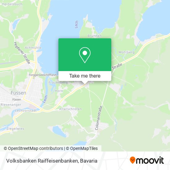 Volksbanken Raiffeisenbanken map
