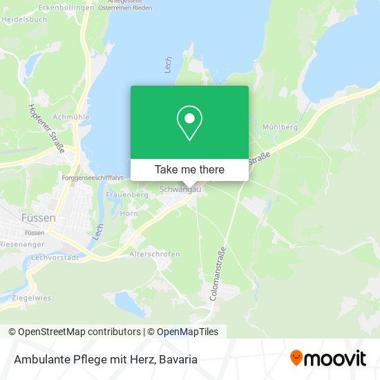 Ambulante Pflege mit Herz map