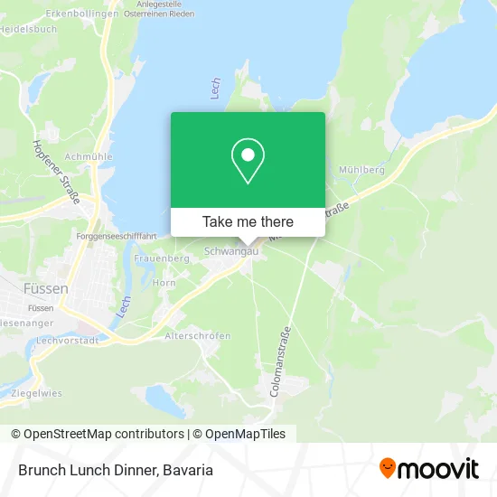 Карта Brunch Lunch Dinner