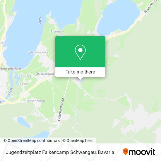 Jugendzeltplatz Falkencamp Schwangau map