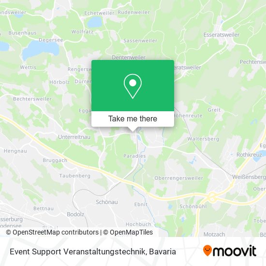 Карта Event Support Veranstaltungstechnik