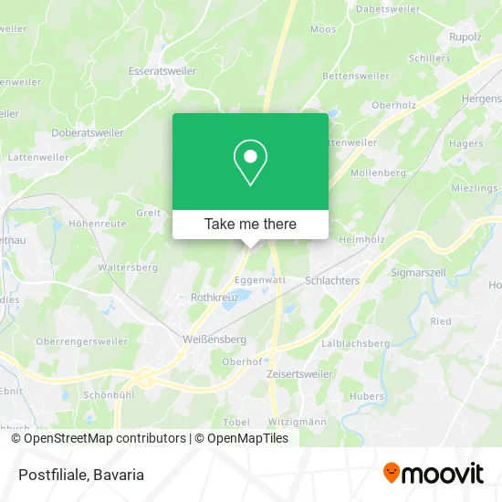 Карта Postfiliale