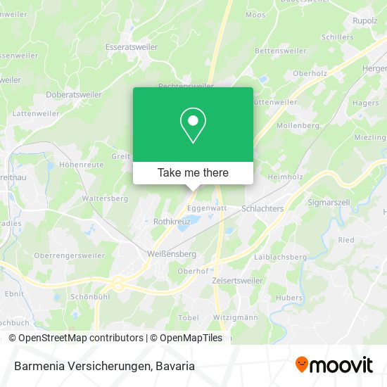 Barmenia Versicherungen map