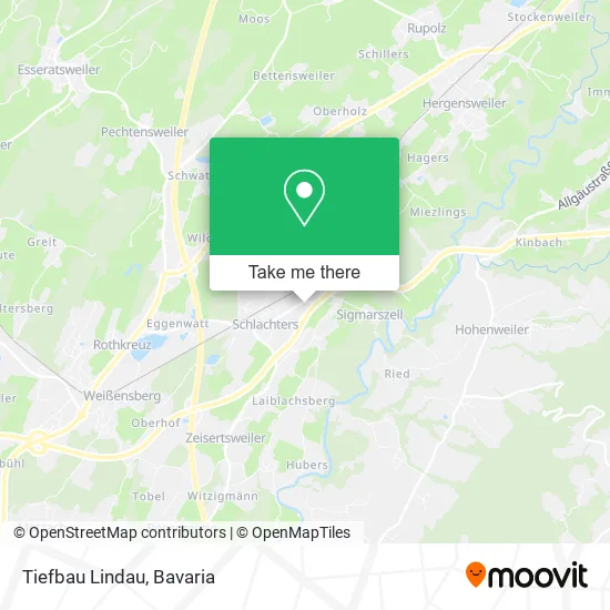 Карта Tiefbau Lindau