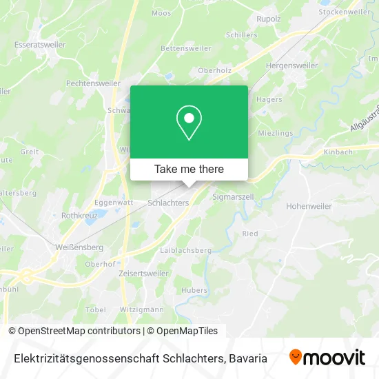 Карта Elektrizitätsgenossenschaft Schlachters