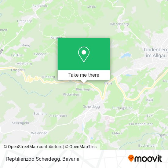 Карта Reptilienzoo Scheidegg