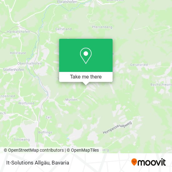 It-Solutions Allgäu map