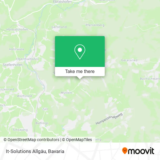 Карта It-Solutions Allgäu