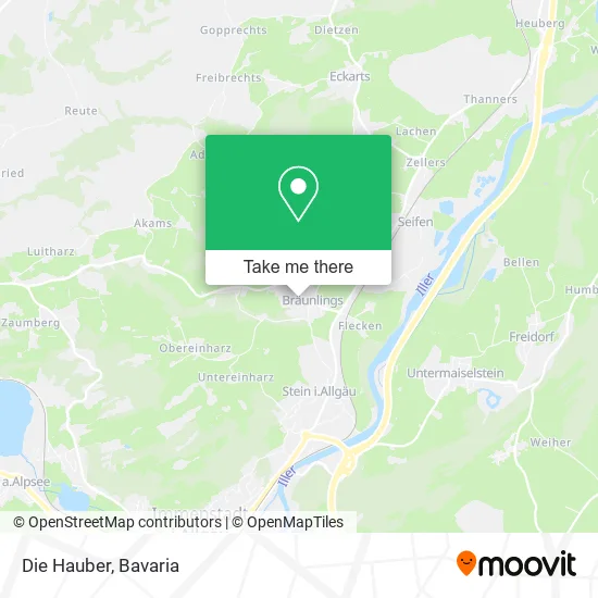 Карта Die Hauber