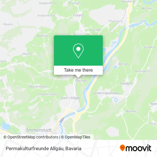 Карта Permakulturfreunde Allgäu