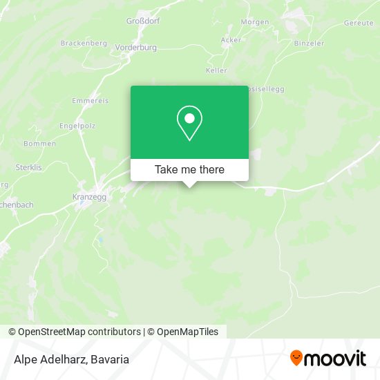 Alpe Adelharz map