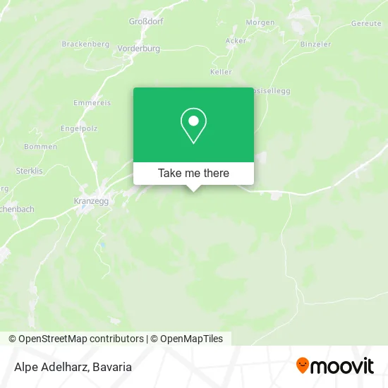 Карта Alpe Adelharz