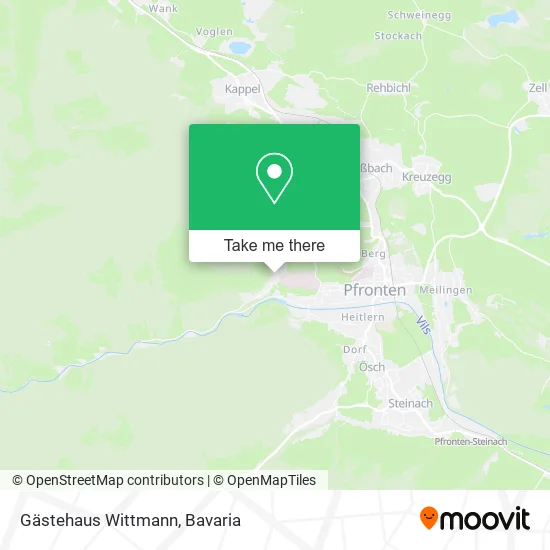 Gästehaus Wittmann map