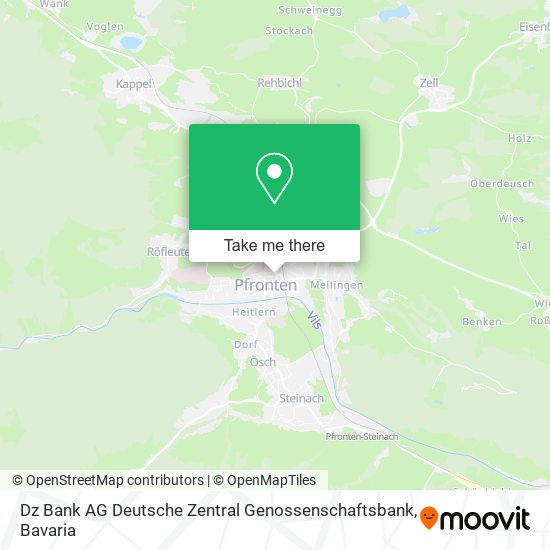 Dz Bank AG Deutsche Zentral Genossenschaftsbank map