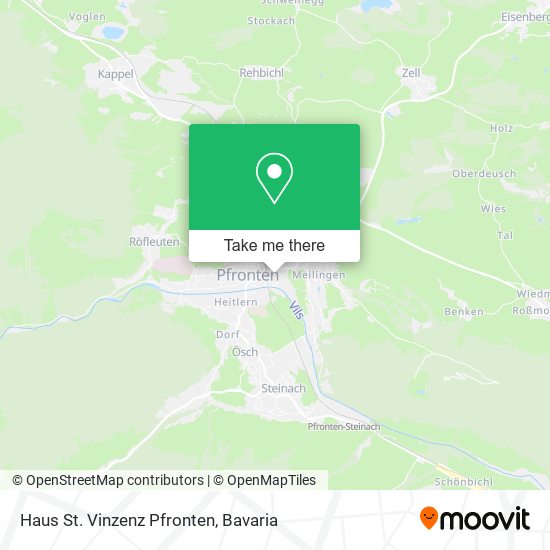 Haus St. Vinzenz Pfronten map