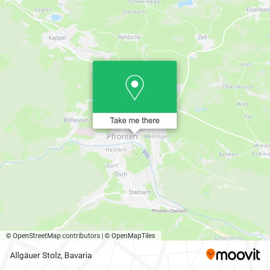 Карта Allgäuer Stolz